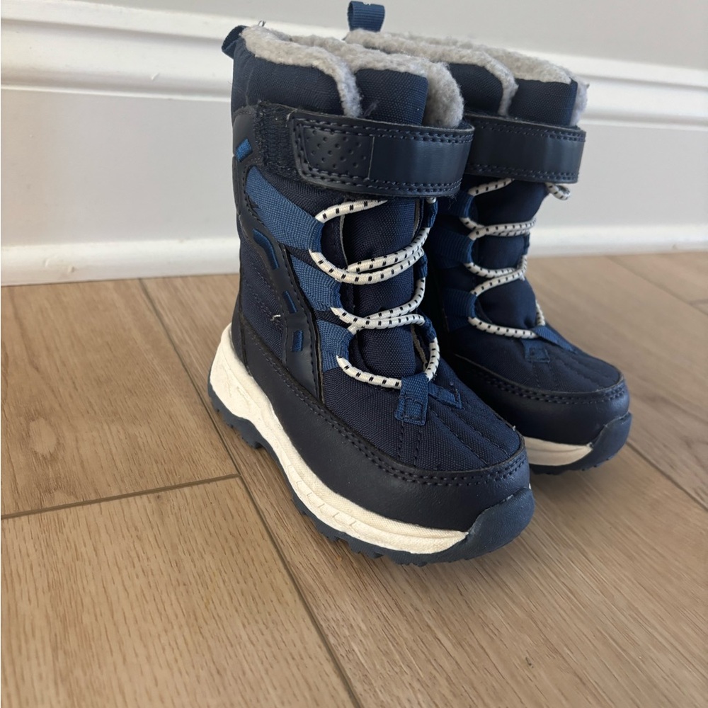 Carter's Navy and White Kids Boots